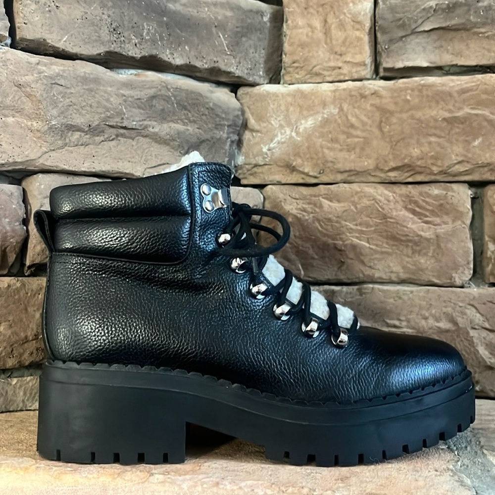 Marc‎ Fisher Nairy Hiking Boot / Black / SZ 8